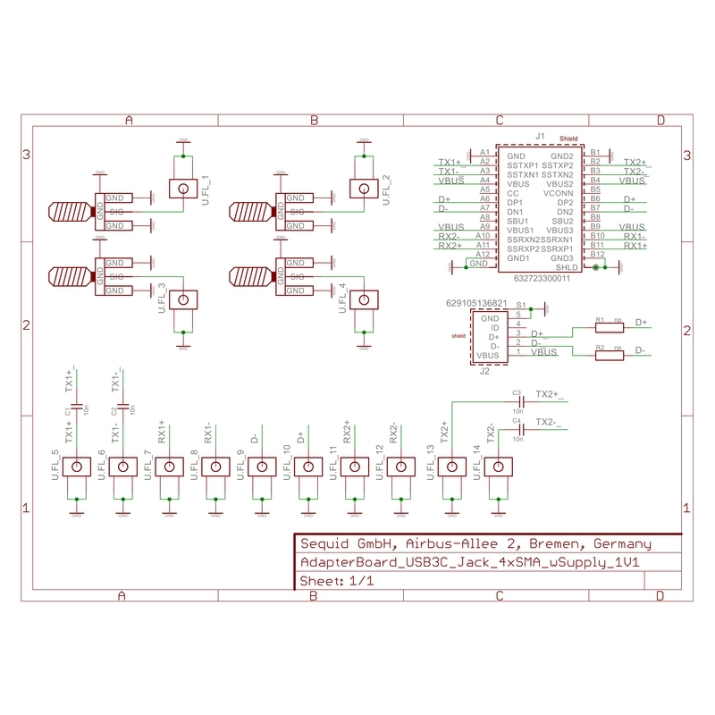 Sequid AB-SMA4-USBC-J-PWR